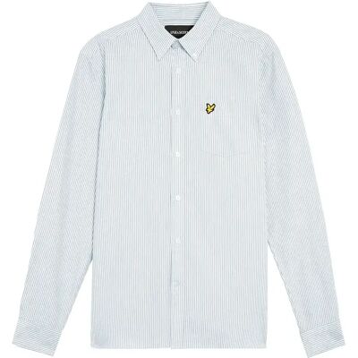 Shirt Lyle & Scott Stripe Oxford Bleu 2XL Shirt Lyle & Scott Stripe Oxford Bleu 2XL