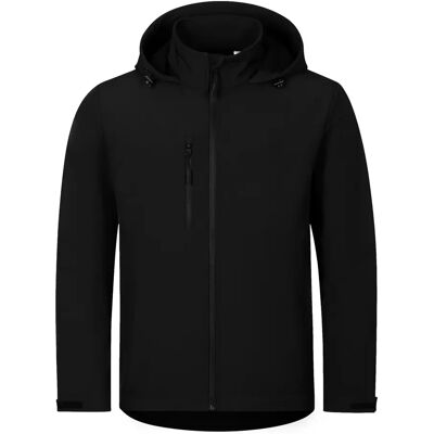 Hooded softshell jas Malfini Trail 548 Noir 2XL Hooded softshell jas Malfini Trail 548 Noir 2XL