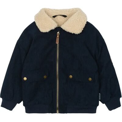 Kinderen corduroy jas Mikk-Line Bleu 6 ans Kinderen corduroy jas Mikk-Line Bleu 6 ans