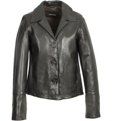 Leren jas voor vrouwen Oakwood Lexia Noir XS Leren jas voor vrouwen Oakwood Lexia Noir XS