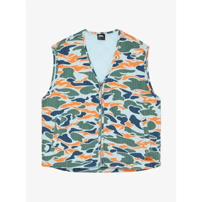 Mouwloos damesjack Quiksilver Inland Road Bleu M Mouwloos damesjack Quiksilver Inland Road Bleu M