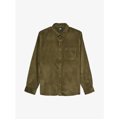 Shirt Quiksilver Smoke Trail Cord Vert L Shirt Quiksilver Smoke Trail Cord Vert L