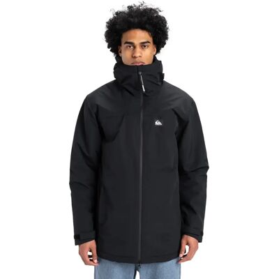 Waterdichte jas Quiksilver Overcast 3K Noir S Waterdichte jas Quiksilver Overcast 3K Noir S