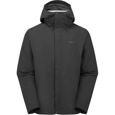 Waterdichte jas Rab Downpour Noir 2XL Waterdichte jas Rab Downpour Noir 2XL
