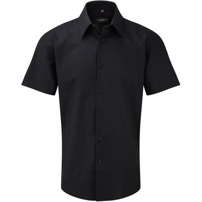 Katoenen overhemd Russell Athletic Oxford Noir 4XL Katoenen overhemd Russell Athletic Oxford Noir 4XL