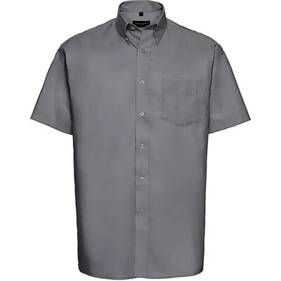 Shirt Russell Athletic Oxford Argenté 4XL Shirt Russell Athletic Oxford Argenté 4XL