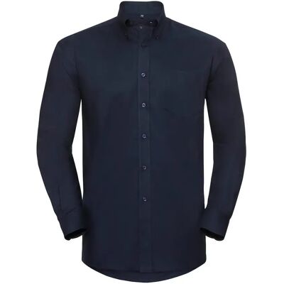 Shirt met lange mouwen Russell Athletic Oxford Bleu 6XL Shirt met lange mouwen Russell Athletic Oxford Bleu 6XL