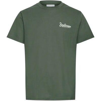 T-shirt Solid Tyrese Vert 2XL T-shirt Solid Tyrese Vert 2XL
