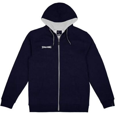 Hooded sweatshirt met rits Spalding Flow Bleu M Hooded sweatshirt met rits Spalding Flow Bleu M