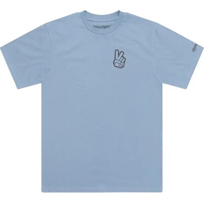 T-shirt Troy Lee Designs Peace Out Bleu 2XL T-shirt Troy Lee Designs Peace Out Bleu 2XL