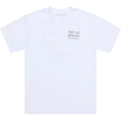 T-shirt Troy Lee Designs Paint Shop Blanc M T-shirt Troy Lee Designs Paint Shop Blanc M