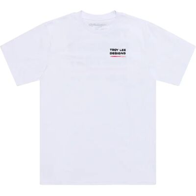 T-shirt Troy Lee Designs Factory Blanc 2XL T-shirt Troy Lee Designs Factory Blanc 2XL