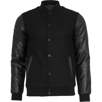Jas Urban Classics Oldschool College Noir S Jas Urban Classics Oldschool College Noir S