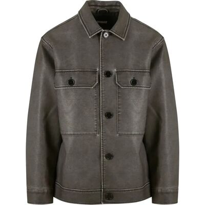 Jas Urban Classics Synthetic Vintage Noir L Jas Urban Classics Synthetic Vintage Noir L