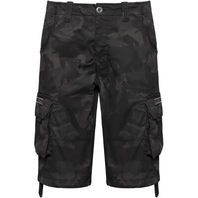 Korte Alpha Industries Jet Camo Zwart 30 Korte Alpha Industries Jet Camo Zwart 30