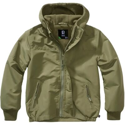 Waterdicht kinderjack Brandit Groen 15/16 jaar oud Waterdicht kinderjack Brandit Groen 15/16 jaar oud