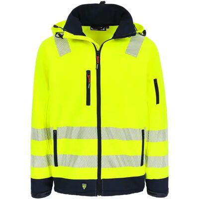 High Visibility Softshell Jacket Herock Gregor Jaune 3XL High Visibility Softshell Jacket Herock Gregor Jaune 3XL