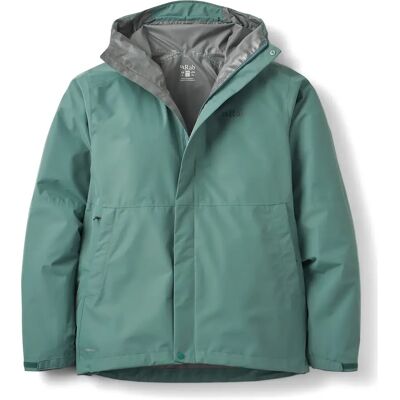 Waterdichte Jas Rab Downpour Vert XL Waterdichte Jas Rab Downpour Vert XL