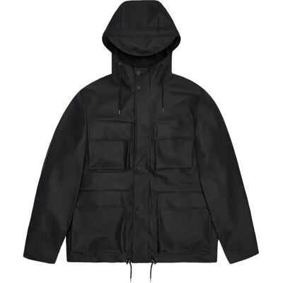 Waterdichte Jas Rains à capuche Pocket W3 Noir S Waterdichte Jas Rains à capuche Pocket W3 Noir S