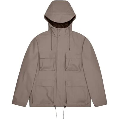 Waterdichte Jas Rains à capuche Pocket W3 Gris M Waterdichte Jas Rains à capuche Pocket W3 Gris M
