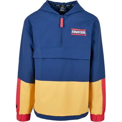 Jas Urban Classics starter multicolored logo coupe vent Rood XS Jas Urban Classics starter multicolored logo coupe vent Rood XS