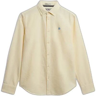 Dameshemd met lange mouwen Superdry Oxford Bd Geel M Dameshemd met lange mouwen Superdry Oxford Bd Geel M