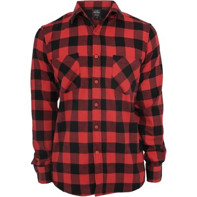 Kindershirt Urban Classics Flanell Zwart 10 jaar Kindershirt Urban Classics Flanell Zwart 10 jaar