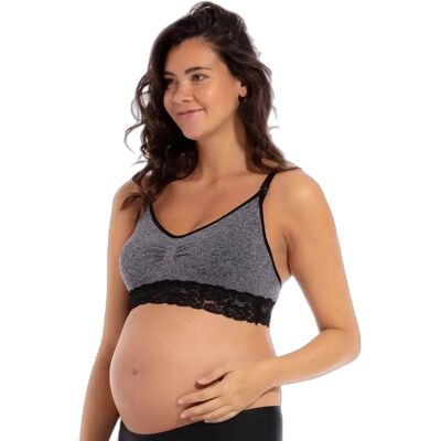 Dames kanten borstvoedingsbeha Magic Bodyfashion Mama Noir 2XL Dames kanten borstvoedingsbeha Magic Bodyfashion Mama Noir 2XL