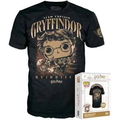 T-shirt Funko Harry Potter Quidditch Noir L T-shirt Funko Harry Potter Quidditch Noir L