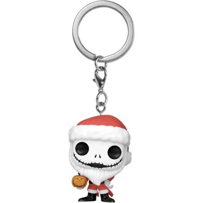 Sleutelhanger Funko Pocket POP Disney Nightmare Before Christmas Santa Jack Exclusive Blanc TU Sleutelhanger Funko Pocket POP Disney Nightmare Before Christmas Santa Jack Exclusive Blanc TU