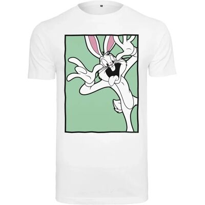 T-shirt Urban Classics looney tunes bugs bunny funny face Blanc 2XL T-shirt Urban Classics looney tunes bugs bunny funny face Blanc 2XL