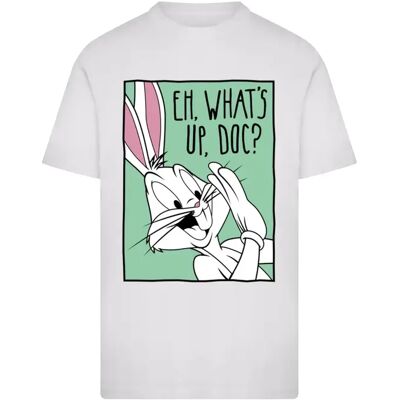 T-shirt Merchcode Looney Tunes Bugs Bunny Funny Face 3.0 Blanc XS T-shirt Merchcode Looney Tunes Bugs Bunny Funny Face 3.0 Blanc XS