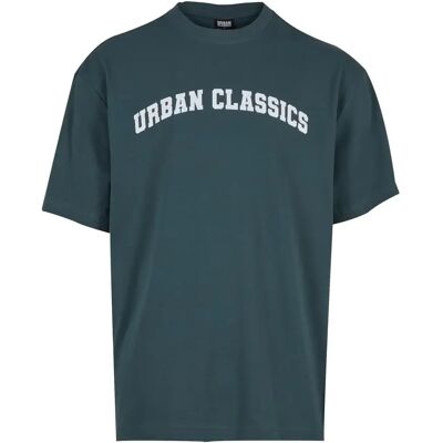 T-shirt Urban Classics College Logo Tall Vert S T-shirt Urban Classics College Logo Tall Vert S