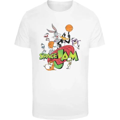T-shirt Merchcode Space Jam Team Blanc S T-shirt Merchcode Space Jam Team Blanc S