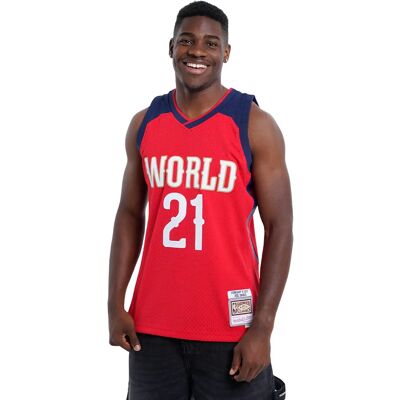 Mitchell & Ness NBA All Star jersey 2017 Joel Embiid Rood S Mitchell & Ness NBA All Star jersey 2017 Joel Embiid Rood S