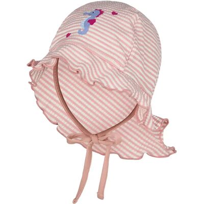 Baseballpet met nekbescherming voor meisjes Sterntaler Hippocampe Rose 51/53 cm Baseballpet met nekbescherming voor meisjes Sterntaler Hippocampe Rose 51/53 cm