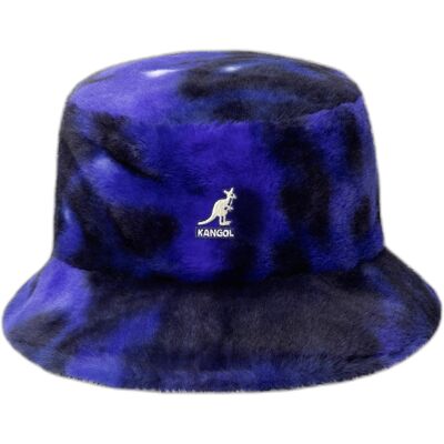 Bob in nepbont Kangol Blauw M Bob in nepbont Kangol Blauw M