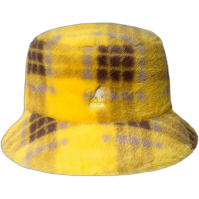 Bob in nepbont Kangol Geel M Bob in nepbont Kangol Geel M