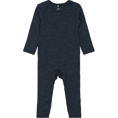 Baby merinowollen overall Mikk-Line Blauw 2 jaar Baby merinowollen overall Mikk-Line Blauw 2 jaar