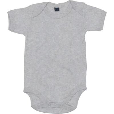 Baby romper Babybugz Gris 0/3 mois Baby romper Babybugz Gris 0/3 mois