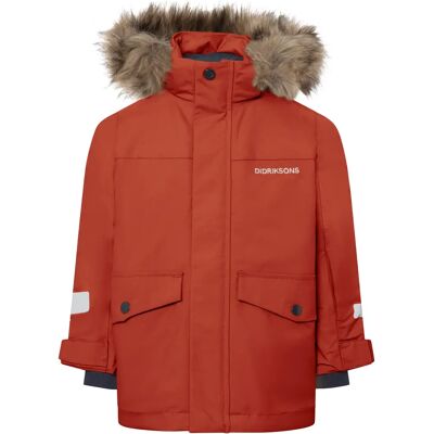 Baby parka Didriksons Bjärven 5 Rouge 1 jaar Baby parka Didriksons Bjärven 5 Rouge 1 jaar