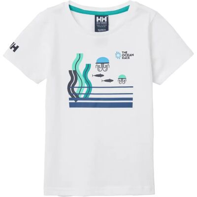 Baby T-shirt Helly Hansen The Ocean Race Wit 1 jaar Baby T-shirt Helly Hansen The Ocean Race Wit 1 jaar
