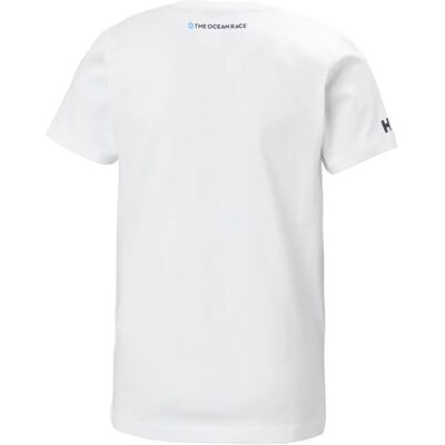 Kinder-T-shirt Helly Hansen The Ocean Race Wit 8 jaar Kinder-T-shirt Helly Hansen The Ocean Race Wit 8 jaar