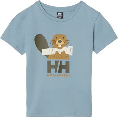 Helly Hansen Kids' Navy Graphic T-shirt - Unisex Helly Hansen Kids' Navy Graphic T-shirt - Unisex