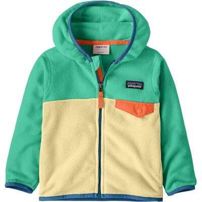 Baby fleece met capuchon Patagonia Micro D Snap-T Jaune 6 maanden Baby fleece met capuchon Patagonia Micro D Snap-T Jaune 6 maanden