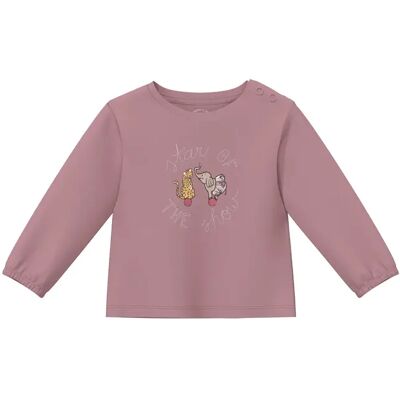 T-shirt met lange mouwen met borduursel en glinsterende print voor baby's s.Oliver Rose 2 jaar T-shirt met lange mouwen met borduursel en glinsterende print voor baby's s.Oliver Rose 2 jaar