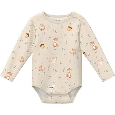 Body t-shirt met all-over print en drukknoopjes voor baby's s.Oliver Beige 2 jaar Body t-shirt met all-over print en drukknoopjes voor baby's s.Oliver Beige 2 jaar