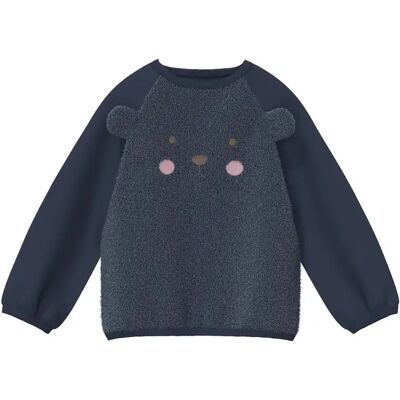 Fleece Sweatshirt met Teddybeer voor Bébés s.Oliver Bleu 3 maanden Fleece Sweatshirt met Teddybeer voor Bébés s.Oliver Bleu 3 maanden