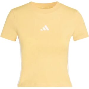 Slank T-shirt voor dames adidas Essentials 3-Stripes Orange XS Slank T-shirt voor dames adidas Essentials 3-Stripes Orange XS