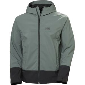 Helly Hansen Heren Block Capuchon Jas - Groen - Jas Helly Hansen Heren Block Capuchon Jas - Groen - Jas